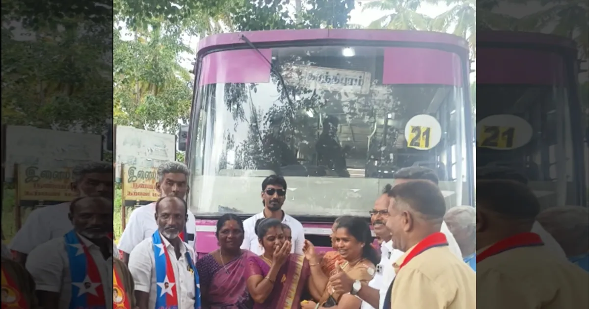 சபாஷ்..!! உடைந்தது சாதி பாகுபாடு..!! 21 ஆண்டுகளுக்குப் பிறகு கோவை கிராமத்திற்கு கெத்தாக சென்ற அரசு பஸ்..!!