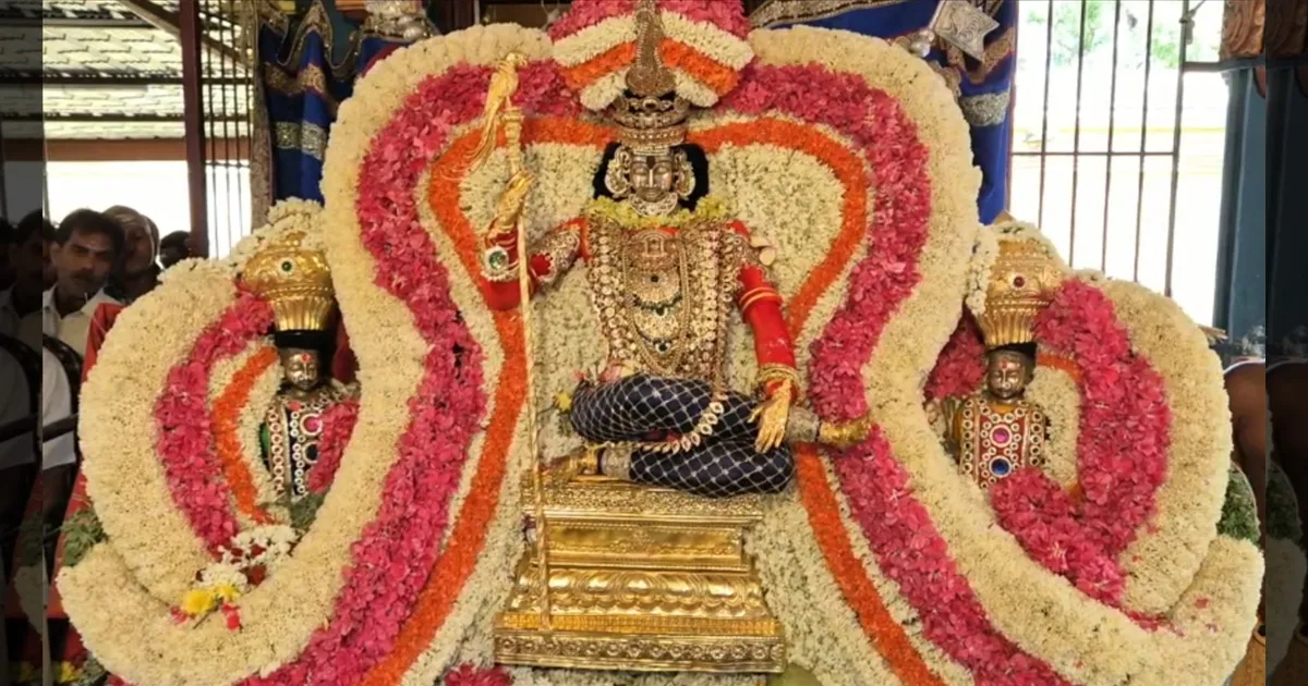 வல்லக்கோட்டை முருகனுக்கு அரோகரா..!! கும்பாபிஷேக ஆண்டு உற்சவம் கோலாகலம்..!!