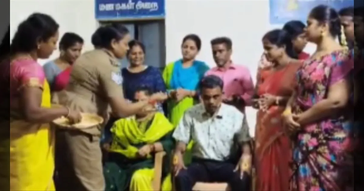 போராட்டக் களத்தில் வளைகாப்பு! துயரத்திலும் பூத்த மனித நேயம்...