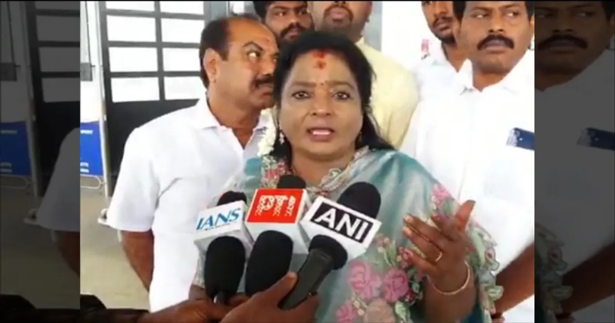 மக்கள் தினமும் போராடிட்டு வராங்களா? வீண்பழி  சுமத்துராரு... முதல்வரை சாடிய தமிழிசை