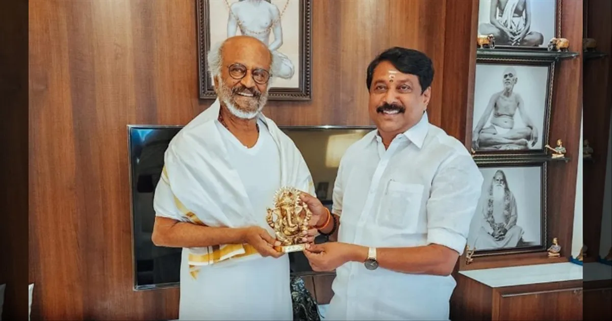நடிகர் ரஜினிகாந்துடன் நயினார் நாகேந்திரன் திடீர் சந்திப்பு! வாழ்த்துகளை பகிர்ந்து நெகிழ்ச்சி...