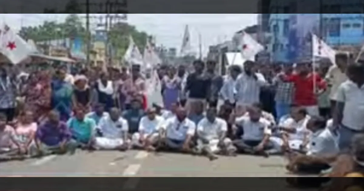 Mayiladuthurai Murder - protest 