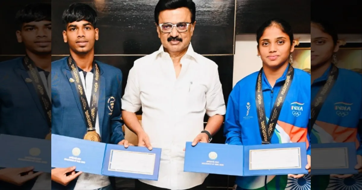 கபடியில் தங்கம் வென்ற தமிழ்நாடு வீரர்களுக்கு தலா ரூ. 25 லட்சம் ஊக்கத் தொகை... முதல்வர் ஸ்டாலின் கௌரவிப்பு..!