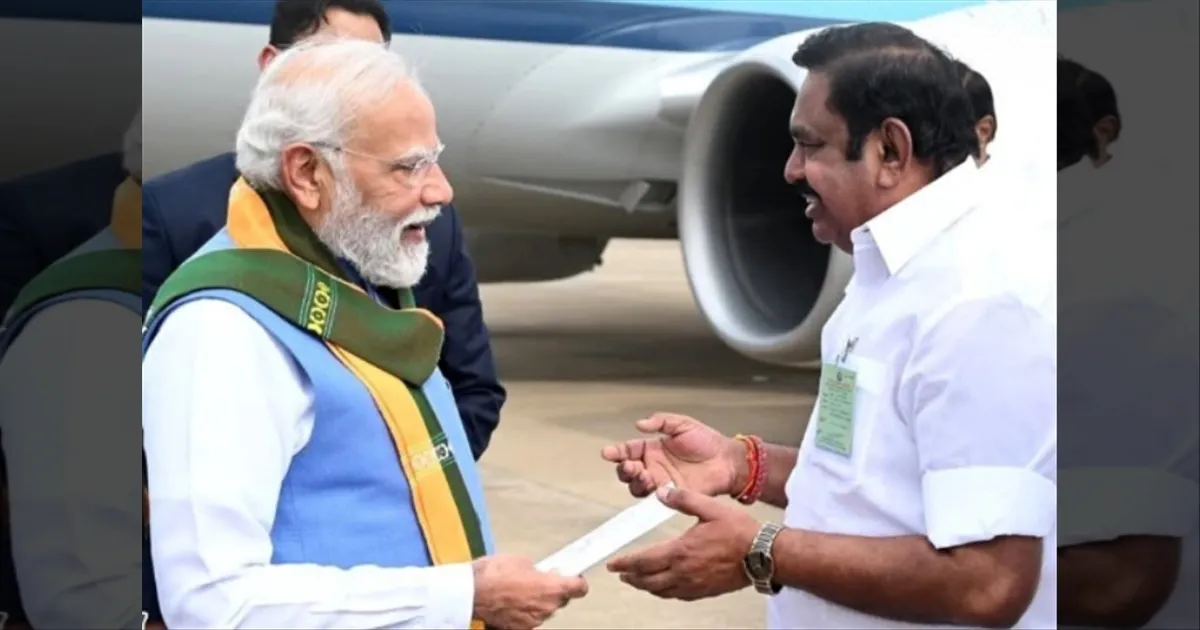 கையில் மனுவோடு பிரதமரை சந்தித்த EPS... என்னென்ன கோரிக்கைகள் தெரியுமா?... முழு விவரம்...!