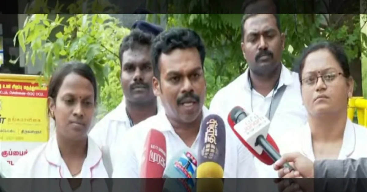 அமைச்சர் மிரட்டும் தொனியில் பேசுறாரு... செவிலியர் சங்க பொதுச்செயலாளர் பகிரங்க குற்றச்சாட்டு...!