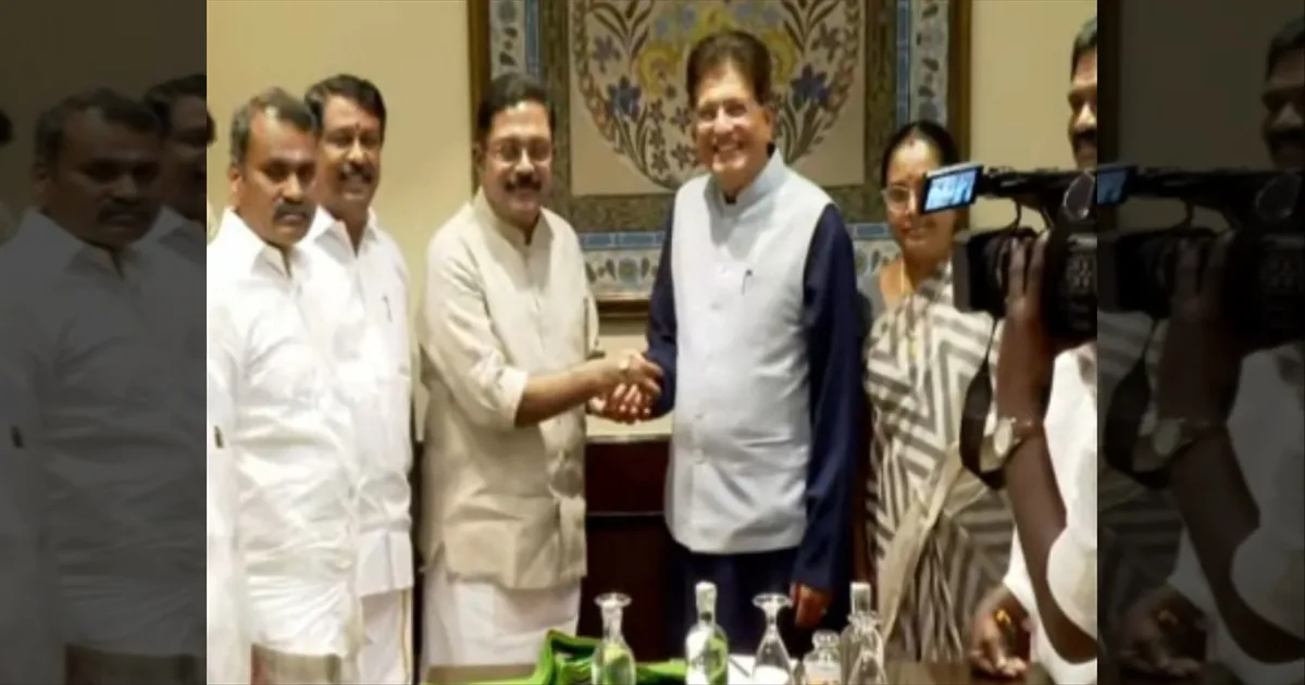 மீண்டும் அமமுக - பாஜக கூட்டணி..! பியூஷ் கோயலுடன் TTV தினகரன் சந்திப்பு..!