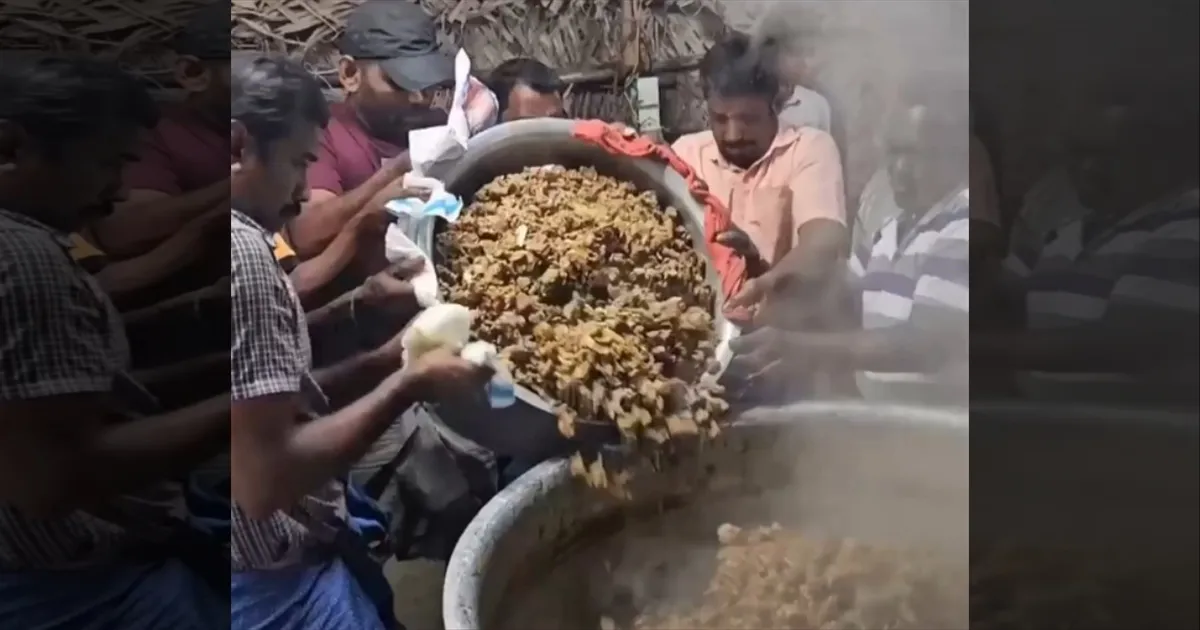 ஆண்கள் மட்டுமே வழிபடும் கோவில் திருவிழா... ராசிபுரத்தில் விடிய விடிய கமகம விருந்து..!