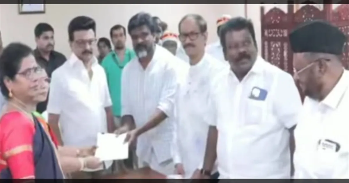 ராஜ்யசபா எலெக்ஷன்... முதல்வர் முன்னிலையில் காங்கிரஸ் வேட்பாளர் வேட்புமனு தாக்கல்..!!