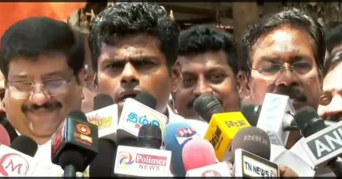 அவதூறு பேச்சு, அபாண்ட பழிதான் திமுகவுக்கு வாடிக்கை..! அண்ணாமலை குற்றச்சாட்டு..!!