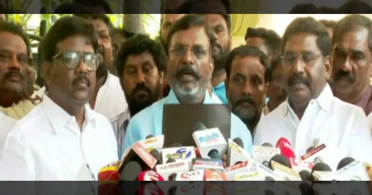 பானை சின்னத்தில் தான் போட்டி..! 8 தொகுதிகளுக்கு உடன்பட்டது ஏன்? திருமா. பளீச் விளக்கம்..!!