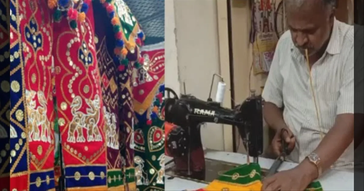 களைகட்டிய சித்திரை திருவிழா..! குலுங்கும் மதுரை... அழகர் உடை தயாரிக்கும் பணி தீவிரம்..!