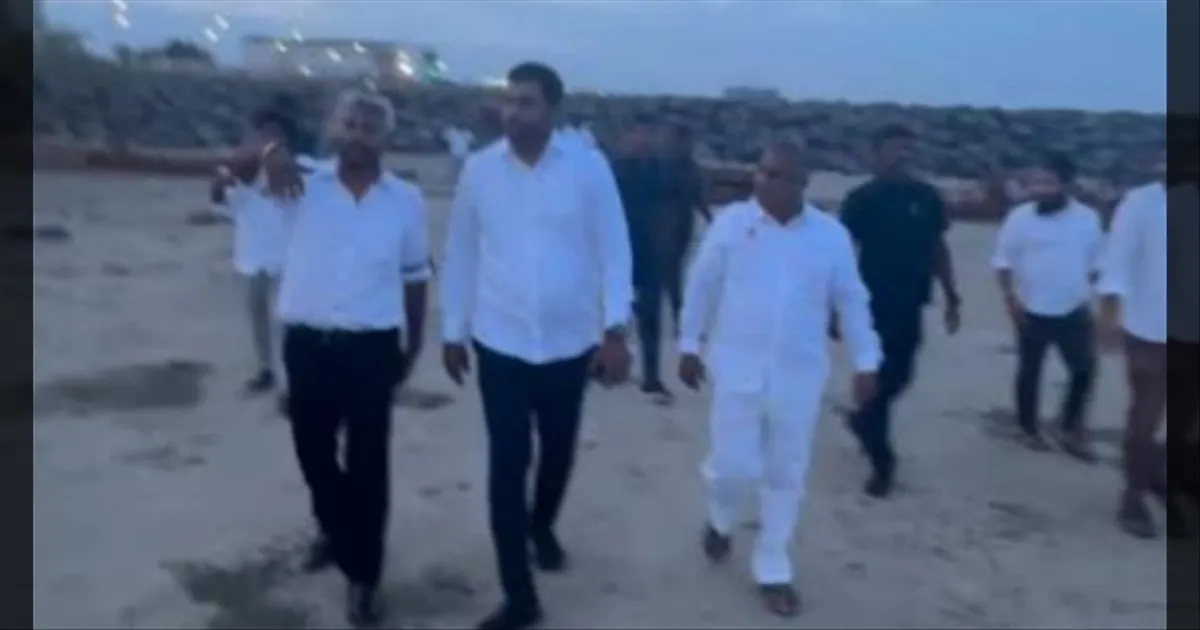 வடசென்னைக்கு புதிய அடையாளம்..! N4 கடற்கரை உலகத் தரத்தில்..!! அமைச்சர்கள் நேரில் ஆய்வு..!