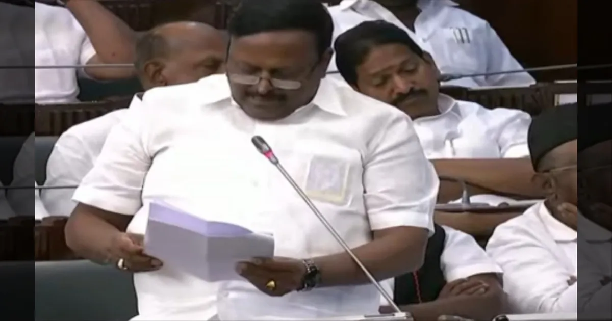 8 முறை குறுக்கீடு..! கமெண்ட் அடிக்கிறாங்க..! MLA காமராஜ் பேச்சால் பேரவையில் சிரிப்பலை..!