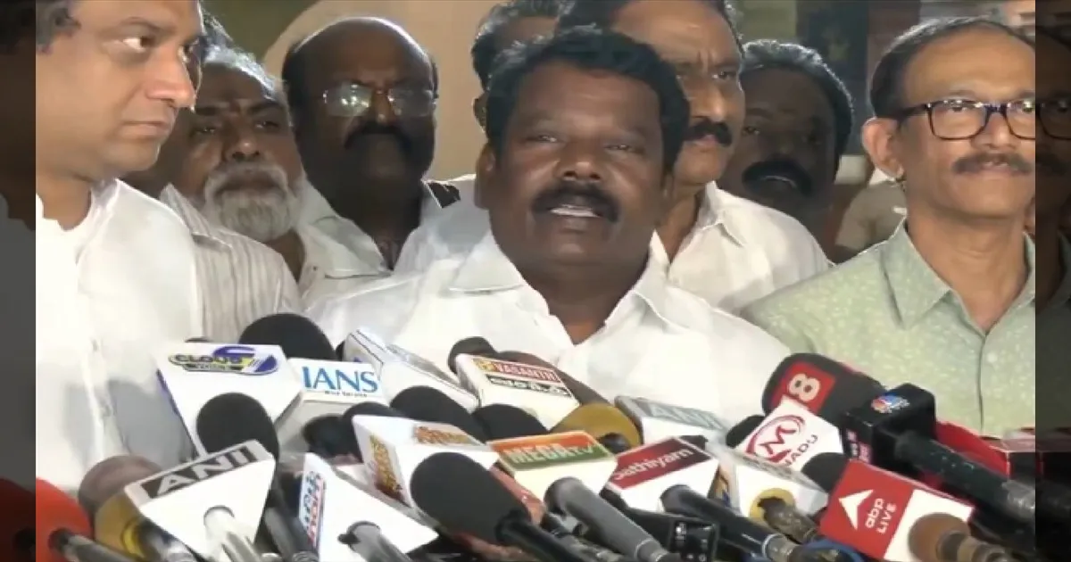 மன நிறைவா இருக்கோம்! திமுக கூட்டணி ஒப்பந்தத்திற்கு பின் செல்வப்பெருந்தகை நெகிழ்ச்சி பேட்டி!