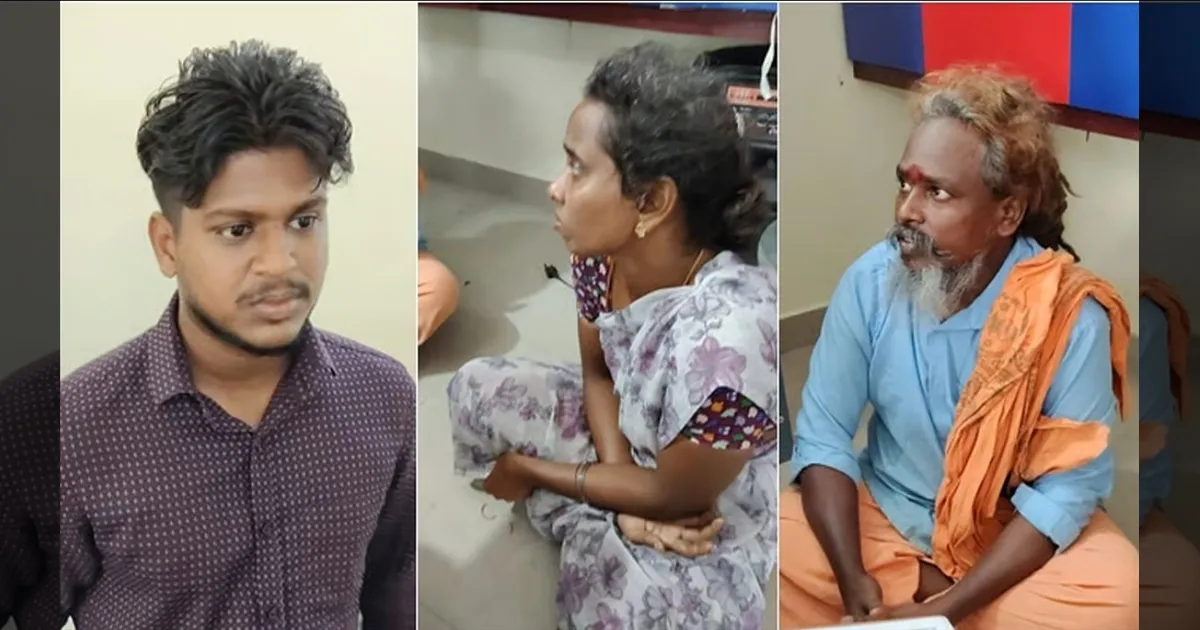 இட்லி கடைக்காரர் வீட்டில் 9 எம்.எம். பிஸ்டல்! 6 தோட்டாக்கள், உலோகச் சிலைகள் பறிமுதல்! கணவன், மனைவி உட்பட 3 பேர் கைது!