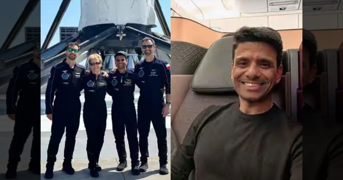 விண்வெளி பயணத்துக்கு அப்புறம் இதான் முதல்முறை!! இதயத்துல அப்படி ஒரு உணர்வு.. நெகிழ்ச்சியில் சுபான்ஷு சுக்லா!!