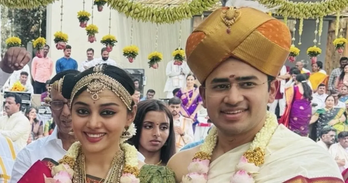 Who Married Bengaluru Mp Tejasvi  with Sivasri Skandaprasad 