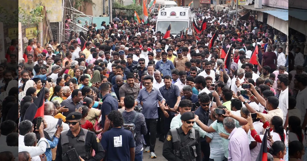 எங்க ஓட்டு எப்பவுமே தி.மு.க.வுக்குதான்!! சென்னையில்  முதல்வர் மு.க.ஸ்டாலின் தீவிர வாக்குசேகரிப்பு!