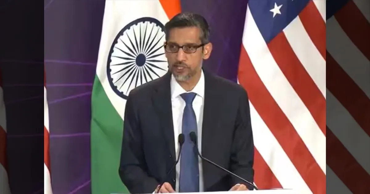 இந்தியா அசுரத்தனமாக வளரும்! அடித்துச் சொல்லும் சுந்தர் பிச்சை!! AI டெக்னாலஜியில் மாஸ் காட்டப்போகும் இந்தியா!!