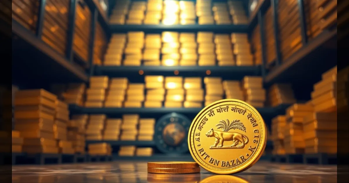 RBI Buys 57.5 Tonnes of Gold in FY25