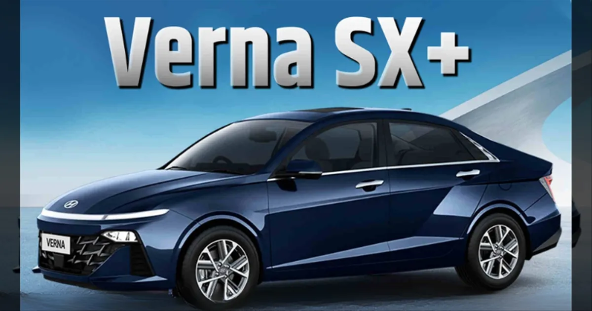 New Verna SX Plus Offers Advanced Features at ₹13.79 Lakh