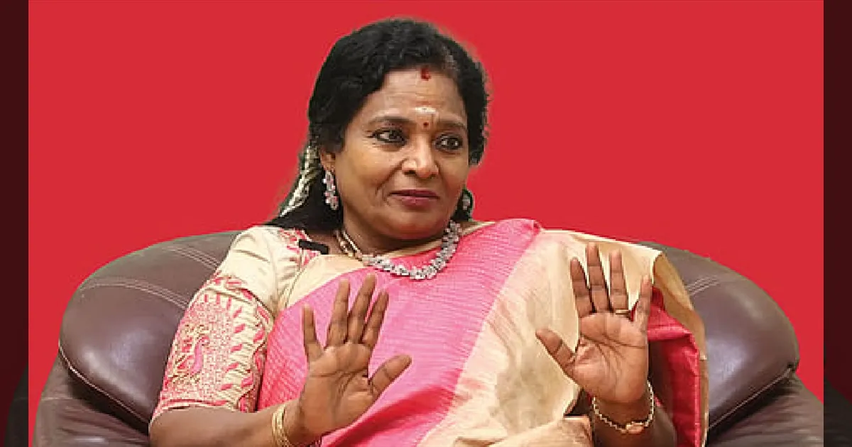 மெட்ரோ ரயில் வாக்குறுதி பிளாக்மெயில் அல்ல! மார் தட்டும் தமிழிசை சௌந்தர்ராஜன்!