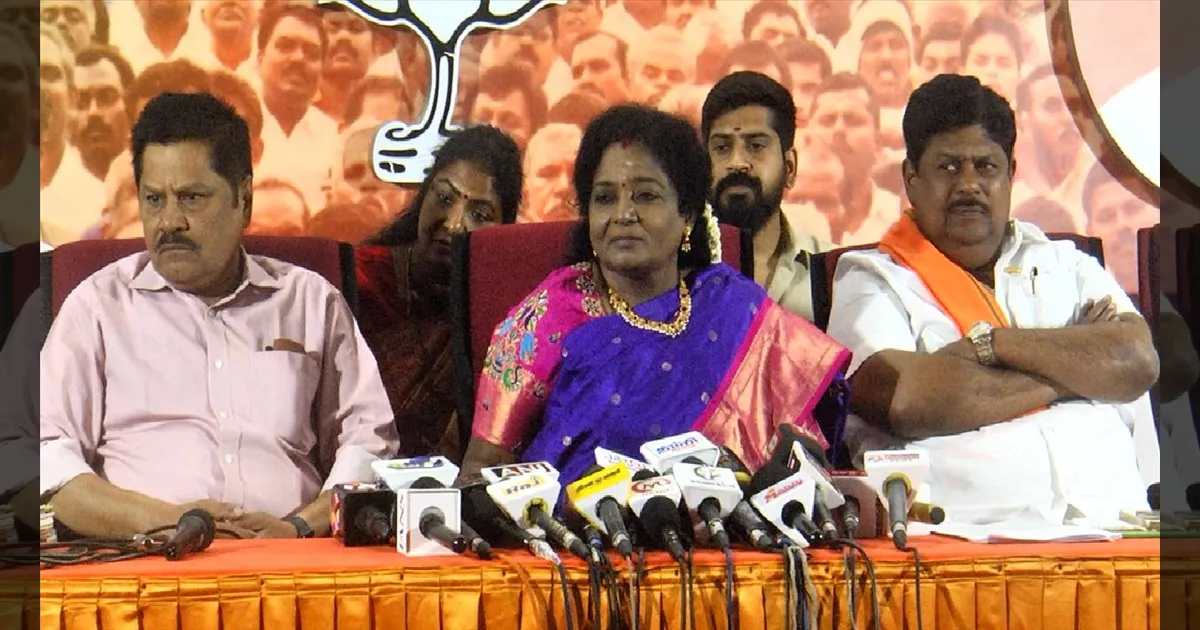 “முதலமைச்சரின் பேச்சில் பதற்றம்; சூரியன் ஏற்கெனவே மறைந்துவிட்டது!” - தமிழிசை சௌந்தரராஜன் அதிரடி முழக்கம்!