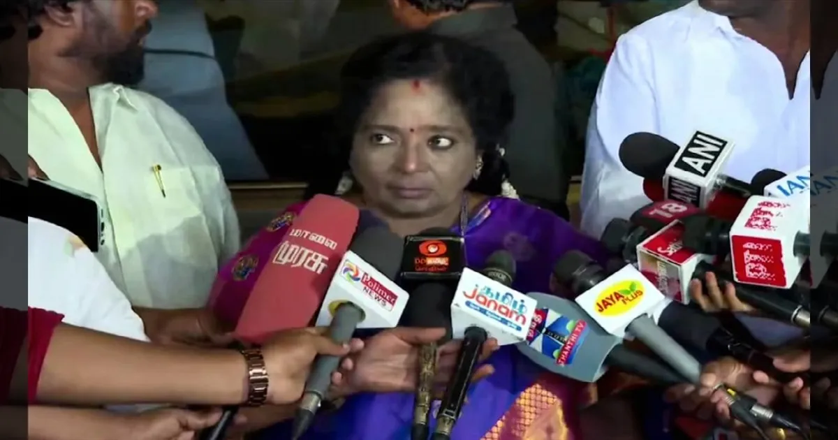 காந்தி பெயரை வைத்து அரசியல் பண்ணுறாங்க! – எதிர்க்கட்சிகளுக்கு தமிழிசை பதிலடி