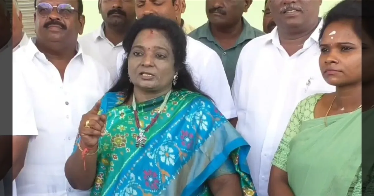 அண்ணா பல்கலை. முதல் அரக்கோணம் குற்றச்சாட்டு வரை..! அப்பாவாக ஸ்டாலின் பதில் என்ன? தமிழிசை கிடுக்குப்பிடி..!