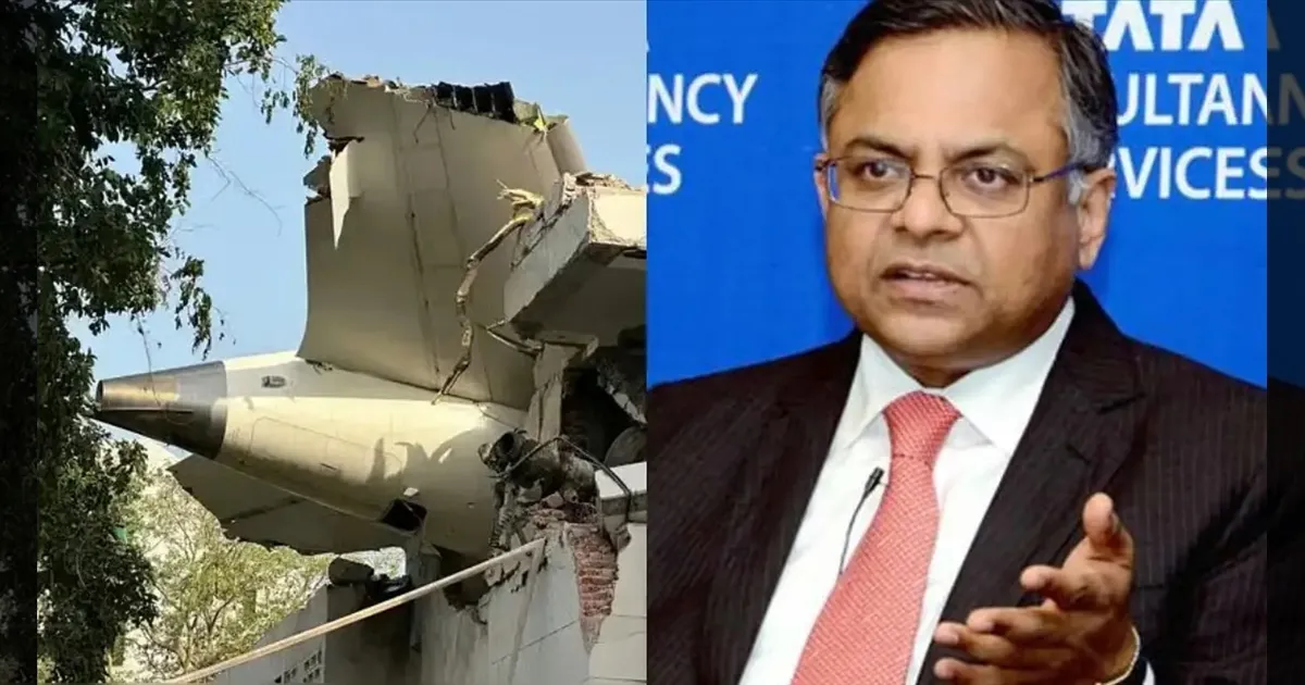விமான விபத்தில் கருகிய உடல்கள்.. டாடா குழும தலைவர் எழுதிய உருக்கமான கடிதம்!