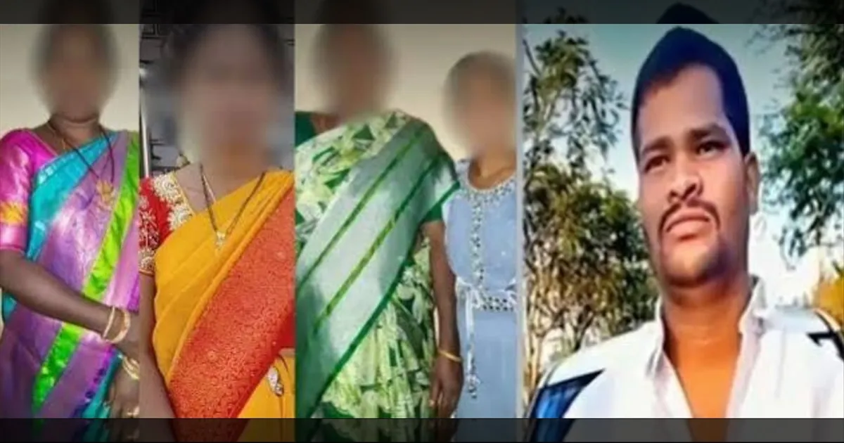 மனைவி, குழந்தைகள் உள்பட 6 பேர் கொலை!  சிறுமி பாலியல் வன்கொடுமை! போக்சோ வழக்கில் ஜாமீனில் வந்தவர் வெறிச்செயல்!