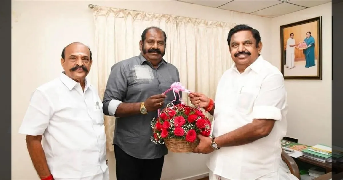 தேமுதிகவில் இருந்து விலகி அதிமுகவில் இணைந்தார் 'மீசை' ராஜேந்திரன்!