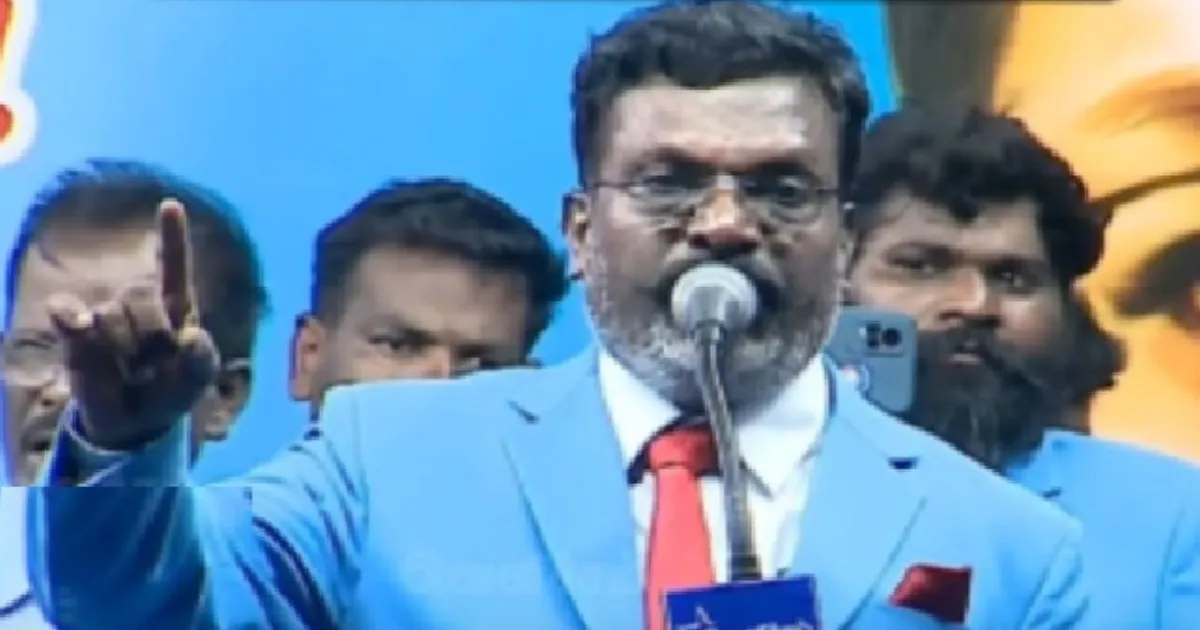 எங்களை ஒதுக்கப் பார்த்தாலும் நாங்களே மையம்... சூசகமாக பேசிய திருமாவளவன்!!
