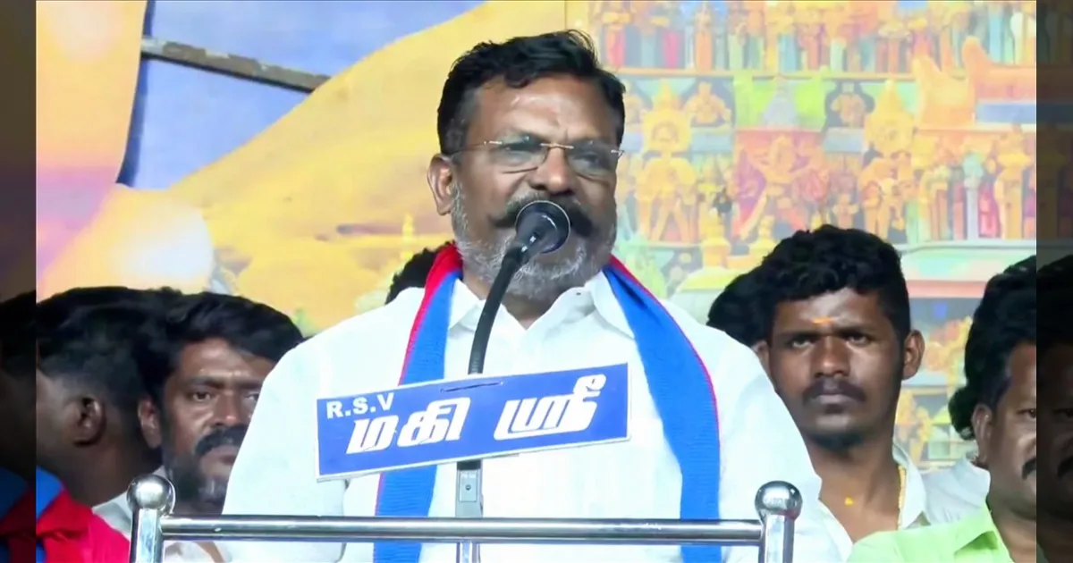 சீமான் RSS கடப்பாரை; விஜய் ஒரு முகமூடி! மீண்டும் விசிக தலைவர் ஆவேசம்! 