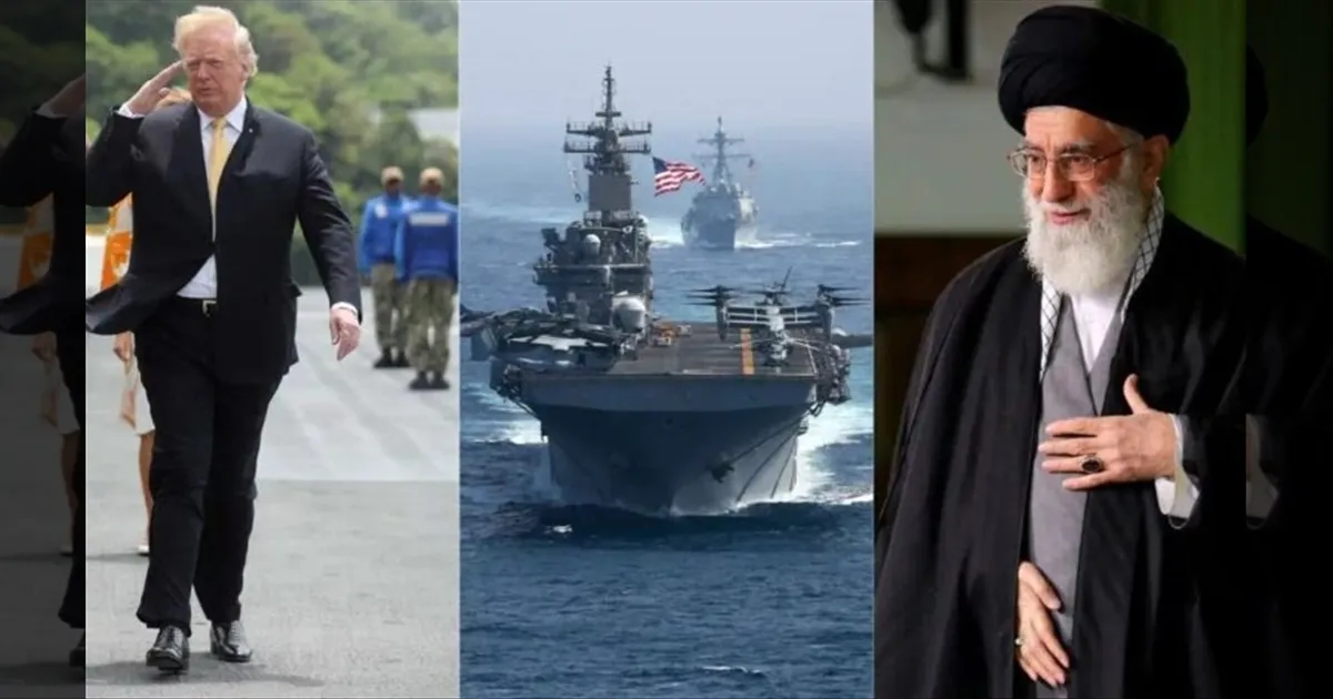 ஈரானை நோக்கி பயணிக்கும் சக்தி வாய்ந்த போர்க்கப்பல்கள்!!  பயன்படுத்த வேணாம்னு பாக்குறேன் - ட்ரம்ப் மிரட்டல்!