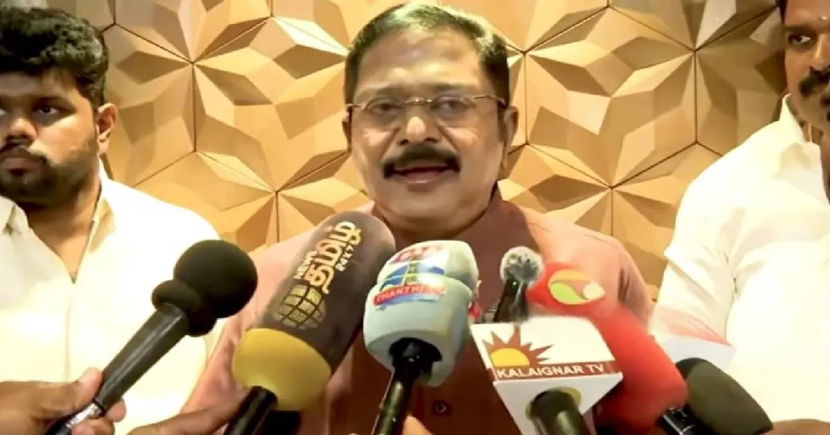 காங்கிரஸ் செய்த தவறுதான் விஜய் முதல்வரானது! சங்கரன்கோவிலில் டிடிவி தினகரன் பேட்டி!
