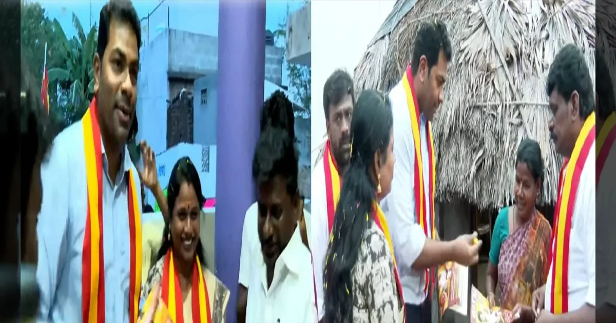 மதுராந்தகத்தில் அனல் பறந்த பிரச்சாரம்! மரகதம் குமரவேலுக்காக வீடு வீடாக சென்ற அமைச்சர்கள்!