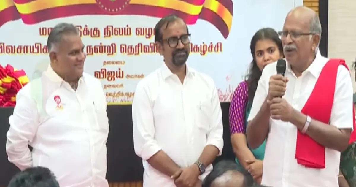 தவெக-வில் இணைந்தார் இந்திய கம்யூனிஸ்ட் மூத்த தலைவர் சி.மகேந்திரன்!