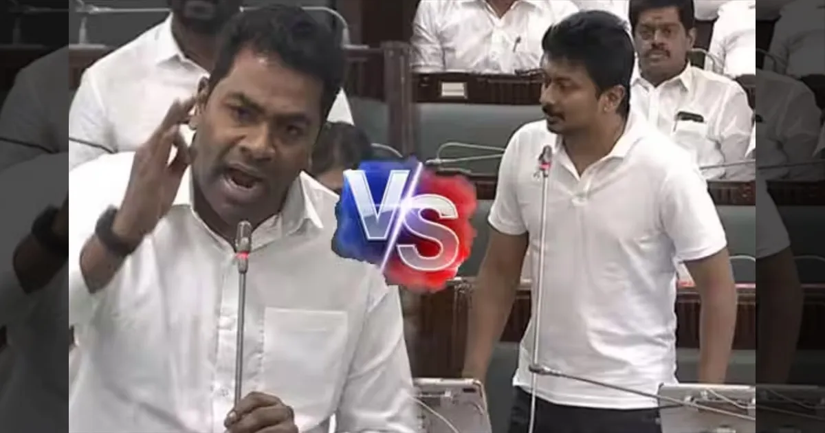 லாட்டரி நிறுவனத்திடம் மு.க.ஸ்டாலின் ரூ.900 கோடி வாங்கியது ஏன்? அமைச்சர் ஆதவ் Vs உதயநிதி காரசார விவாதம்!