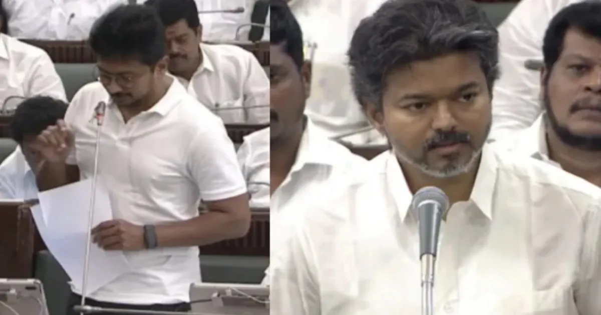 சூடுபிடித்த குறுவை சாகுபடி விவகாரம்..! CM விஜய் - உதயநிதி காரசார வாதம்..!