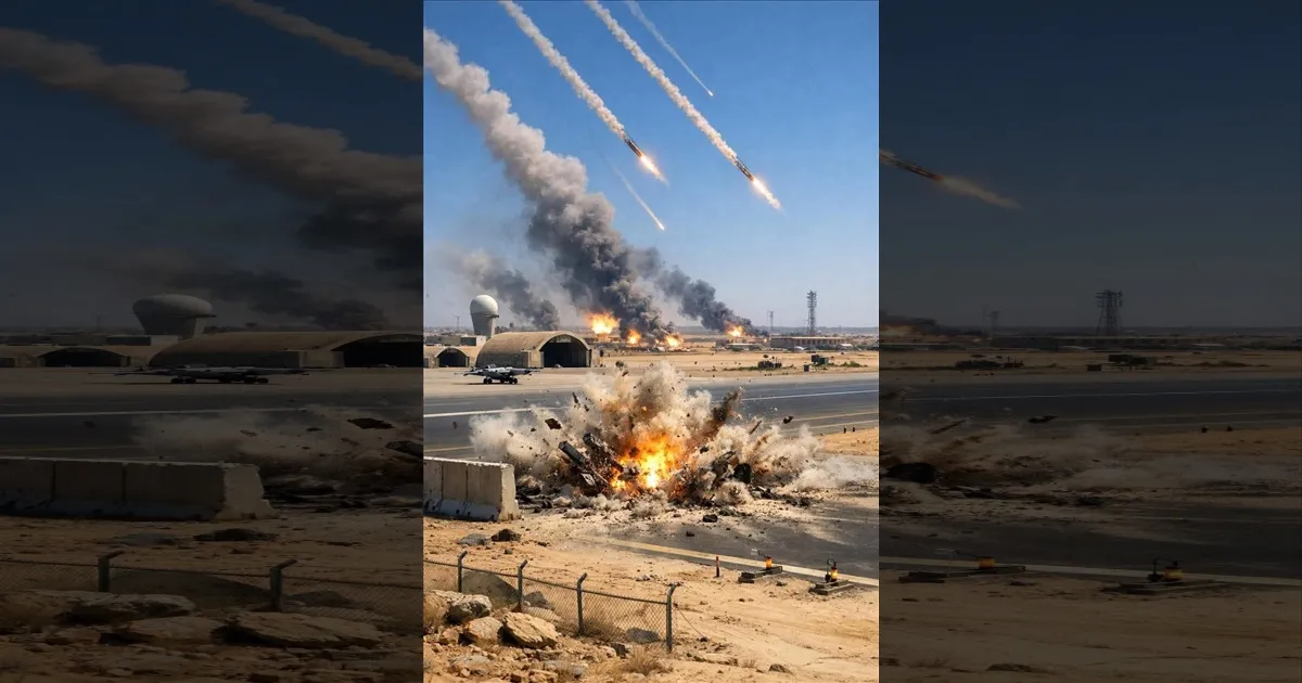 பற்றி எரியும் UAE... ஒரே நேரத்தில் 8 நாடுகள் மீது ஏவுகணைகளை வீசிய ஈரான்... பீதியில் உலகம்...!!