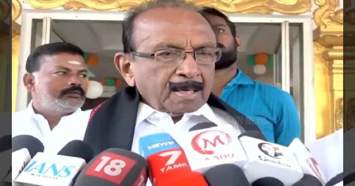 திராவிட மாடல் 2.0 ஆட்சி தொடரும்; ஸ்டாலினே மீண்டும் முதலமைச்சர்! - மதிமுக பொதுச்செயலாளர் வைகோ முழக்கம்!