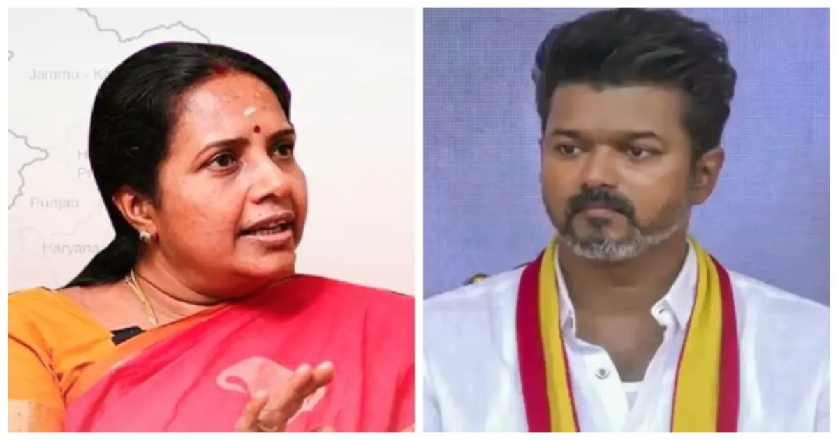 திமுகவை வீழ்த்த விஜய்க்கு என்ன பலம் இருக்கு? - நறுக் கேள்வி கேட்ட வானதி சீனிவாசன்...!