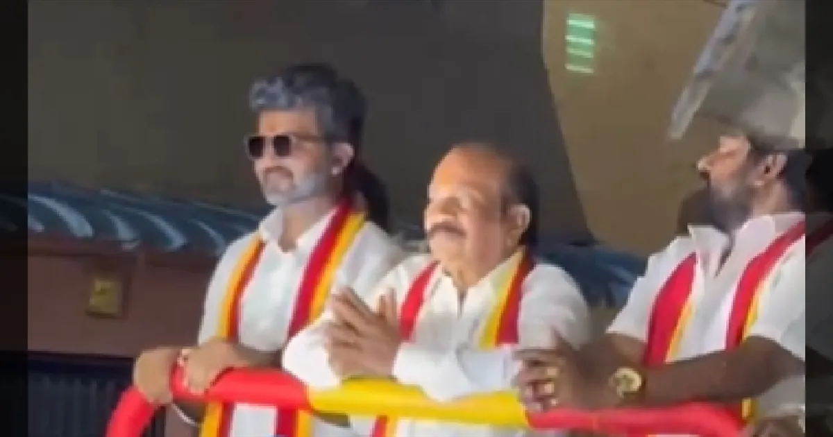 கொளத்தூரில் 'டூப்' விஜய்! தவெக வேட்பாளர் வி.எஸ். பாபுவின் வினோத பிரசாரத்தால் பரபரப்பு!