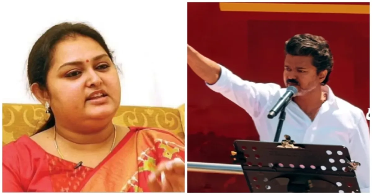 “போற இடமெல்லாம் காவு வாங்குறான்... ரசிகர்களை சாகடிக்க கட்சி எதுக்கு?...” விஜயை வறுத்தெடுத்த விந்தியா...!