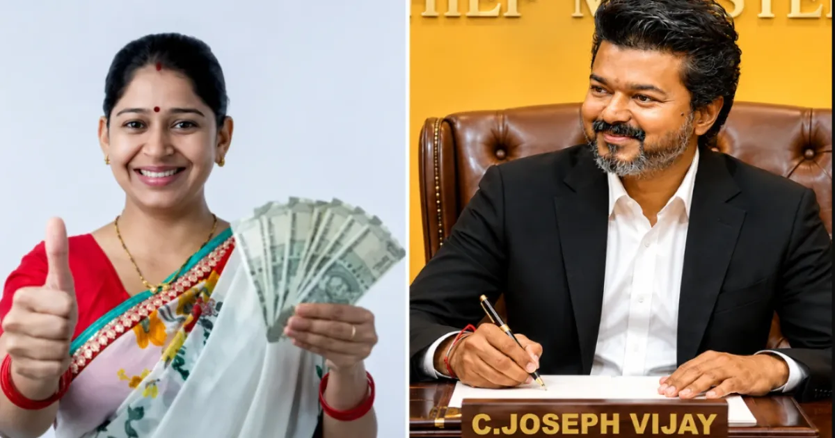 மகளிர் உரிமைத் தொகை ரூ.2,500 எப்போது?... இன்று முதலமைச்சர் விஜய் தரப்போகும் குட்நியூஸ்...!