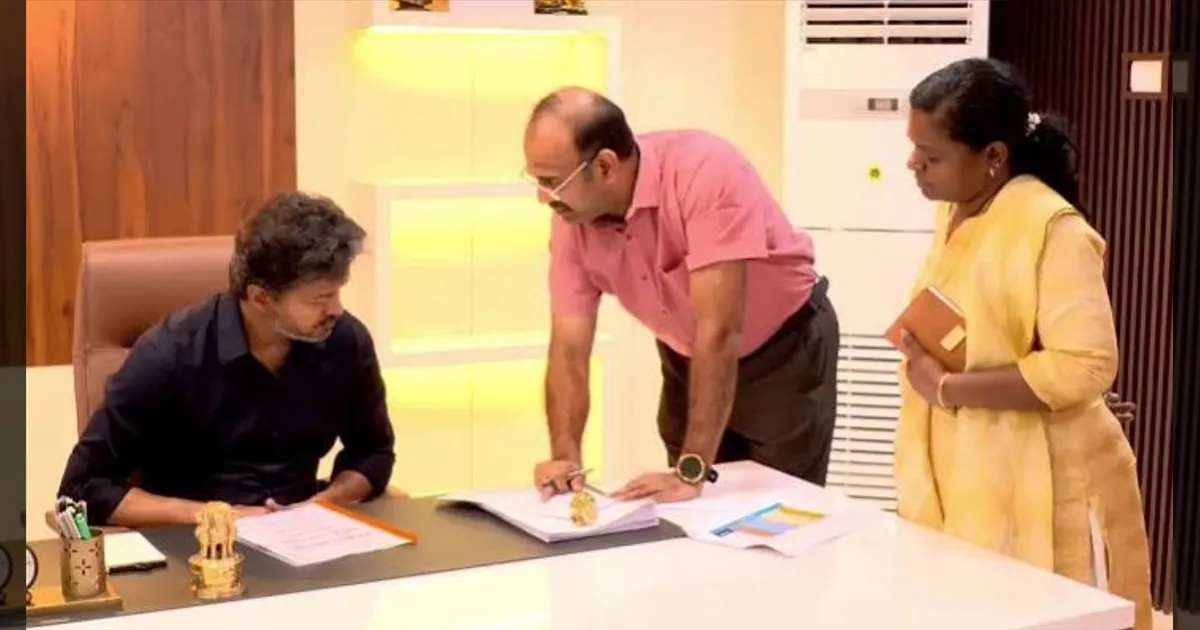 பெரம்பூர் எம்எல்ஏ அலுவலகத்துக்கு முதல்வர் விஜய் சர்ப்ரைஸ் விசிட்! சொந்த தொகுதியில் மக்களுடன் சந்திப்பு!