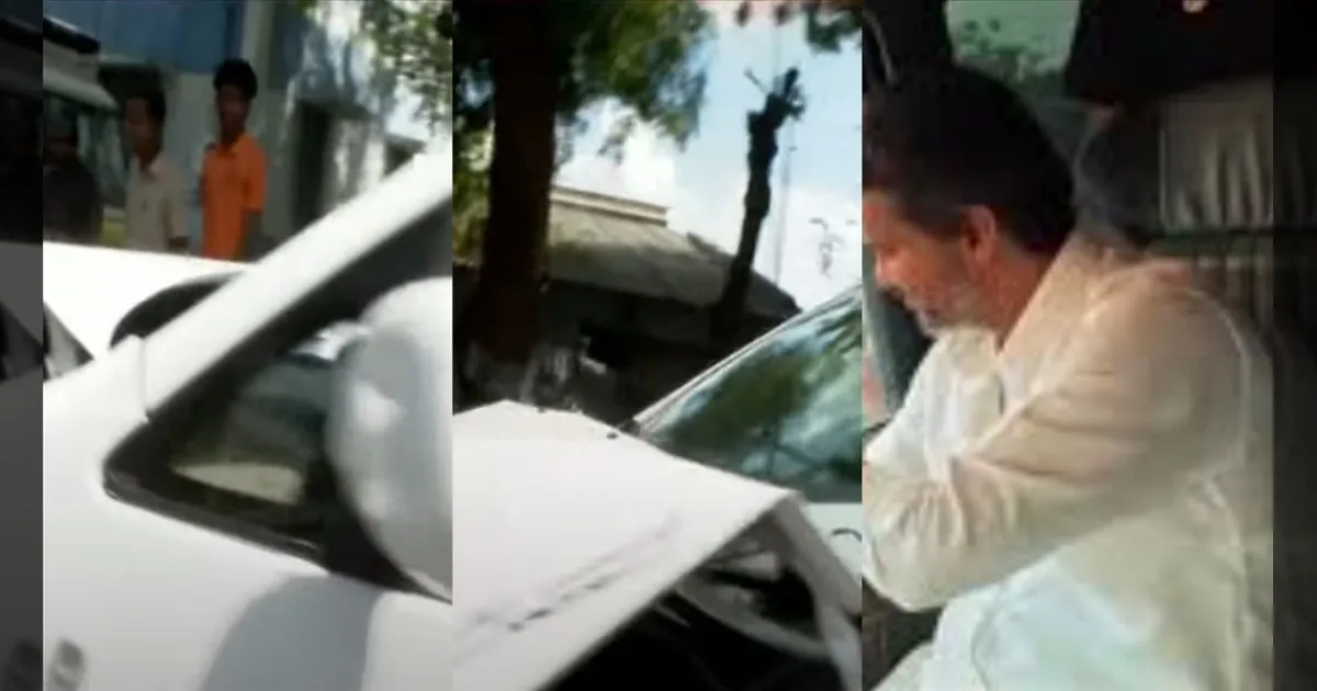 #BREAKING! விஜய் நாமக்கல் சுற்றுப்பயணத்தில் ஆக்சிடென்ட்! நொறுங்கிய கார்! தவெக தொண்டர்கள் அதிர்ச்சி!