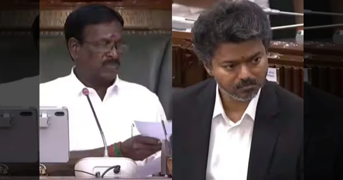 நாடு போற்றும் மூன்றெழுத்து மந்திரம் விஜய்! முதல்வருக்கு தற்காலிக சபாநாயகர் புகழாரம்!! 