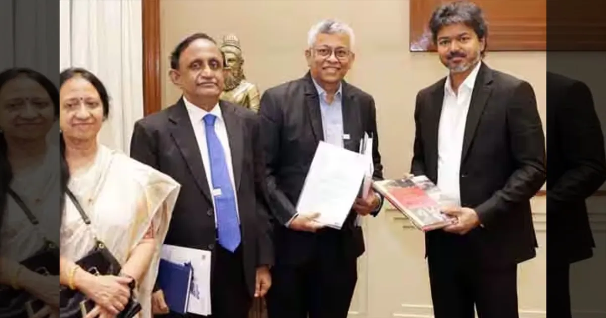 தொழில் வர்த்தகக் கூட்டமைப்புக் குழுவினருடன் முதல்வர் விஜய் ஆலோசனை!! எம்சிசிஐ-க்கு தொடர்ந்து ஒத்துழைப்பு!